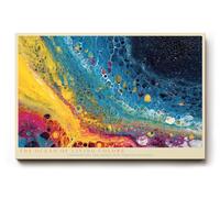 Paul Sinus Tableau mural 90 x 60 cm The Ocean of Living Colors Abstract Flow of Vivid Energy