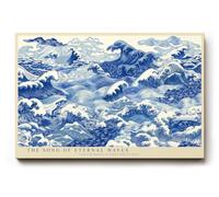 Paul Sinus Tableau mural 90 x 60 cm The Song of Eternal Waves Ocean in Rhythm of Blue
