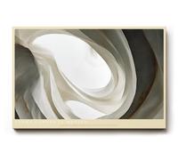 Paul Sinus Tableau mural abstrait - Formes d'ivoire - Art minimaliste moderne dans des tons naturels - Pour salon, bureau, chambre à coucher