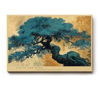 Paul Sinus Tableau mural arbre zen abstrait art naturel toile paysage asiatique décoration murale