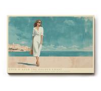 Paul Sinus Tableau mural Côte d'Azur The Golden Coast - Élégance estivale et charme méditerranéen dans des couleurs harmonieuses