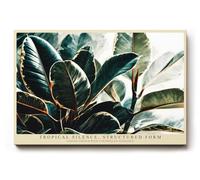 Paul Sinus Tableau mural feuilles tropicales art botanique moderne décoration murale plantes vertes motif nature salon chambre