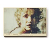 Paul Sinus Tableau mural icône en lumière délavée - Portrait vintage - Poster moderne pour salon, chambre à coucher, bureau