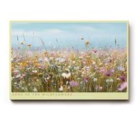 Paul Sinus Tableau mural « Song of the Wildflowers » - Prairie d'été fleurie dans une lumière douce