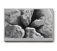 Paul Sinus Tableau mural When Textures Speak of Time Frozen Waves of Matter