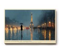 Paul Sinus Tableau Paris Evening of Longing - Soirée à Paris pleine de désir