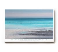 Paul Sinus Tableau The Endless Horizon of Ocean Calm Soft Waves Merge with the Distant Sky