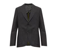 Paul Smith - Blazer en laine à rayures fines - Homme - Vestes - Gris - Taille: M