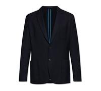 Paul Smith - Blazer en laine avec poches - Homme - Vestes - Bleu - Taille: S