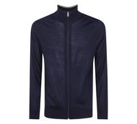 Paul Smith - Cardigan Zip Thru - Homme - Pulls - Bleu - Taille: L