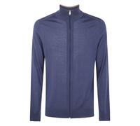 Paul Smith - Cardigan Zip Thru - Homme - Pulls - Bleu - Taille: M