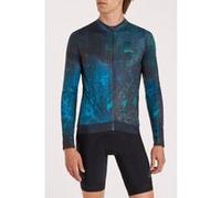 Paul Smith Cycle Jersey L/s Map Very Dark Navy Taille: XS | Vestes de sport Outlet | Homme | Bleu