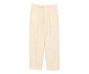 Paul Smith - Drawstring-Fastening Linen Pantalons - Homme - Pantalons - Beige - Taille: W34