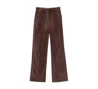Paul Smith, Femme, Pantalons, Brun, Taille: 40 FR Pantaloni Velluto Gamba Larga
