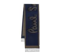 Paul Smith, Homme, Accessoires, Bleu, Taille: ONE Size Faded Int Jacq Scarf