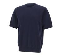 Paul Smith, Homme, Pulls, Bleu, Taille: L Pull Brodé à Manches Courtes