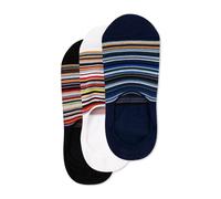 Paul Smith, Homme, Sous-vêtements, Multicolore, Taille: ONE Size Chaussettes socquettes à rayures emblématiques