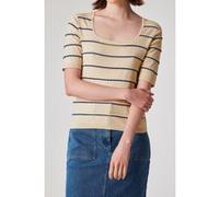 Paul Smith Knitted Ss Top Ivory Taille: XS | Pulls Outlet | Femme | Blanche