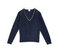Paul Smith - Maglia a V Merinos Extrafine - Femme - Pulls - Bleu - Taille: 42 FR