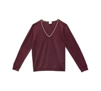 Paul Smith - Maglia a V Merinos Extrafine - Femme - Pulls - Rouge - Taille: 42 FR