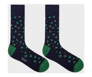 Paul Smith Men Sock Andre Orange Navy Taille: OS | Sous-vêtements Outlet | Homme | Bleu