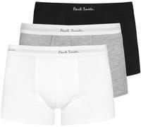 Paul Smith Mens 3-Pack Classic Trunks Noir/Blanc/Gris 1A Petit Male