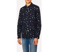 Paul Smith Mens Ls Tailored Fit Shirt Very Dark Navy Taille: S | Casual chemises Outlet | Homme | Bleu