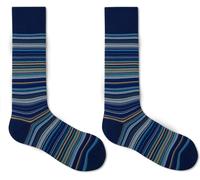 Paul Smith Men's Multi Stripe Crew Socks Navy Stripe 47 Taille unique Male
