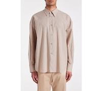 Paul Smith Mens S/c Oversized Shirt Light Beige Taille: 16.5 | Chemises d'affaires Outlet | Homme | Marron