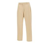 Paul Smith - Drawstring-Fastening Linen Pantalons - Homme - Pantalons - Beige - Taille: W34