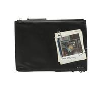Paul Smith - Pochette de voyage en cuir à imprimé photographique - Homme - Sacs - Noir - Taille: ONE Size