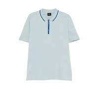 Paul Smith - Polo z zamkiem o regularnym kroju - Homme - Tops - Bleu - Taille: XL