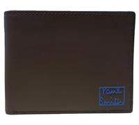 Paul Smith Portefeuille compact en cuir marron avec logo contrasté
