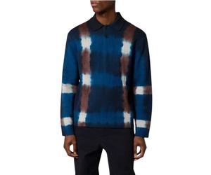 Paul Smith - Pull Polo Tie-dye - Homme - Tops - Bleu - Taille: L
