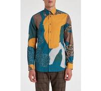 Paul Smith S/c Regular Fit Shirt Petrol Blue Taille: XL | Casual chemises Outlet | Homme | Bleu