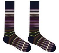 Paul Smith Sock Gavin Stripe Navy Taille: OS | Sous-vêtements Outlet | Homme | Bleu