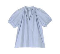 Paul Smith - Top Righe Rich Cotton - Femme - Blouses et Chemises - Bleu - Taille: 40 FR