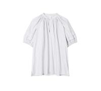 Paul Smith - Tunique Rayée à Manches Ballon - Femme - Blouses et Chemises - Gris - Taille: 38 FR