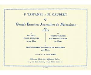 Paul taffanel & philippe gaubert 17 grands exercices journaliers de mecanisme - flute traversiere