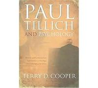 Paul Tillich And Psychology, Mercer Tillich Studies Terry D. Cooper (Auteur)