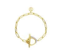 PAUL VALENTINE Crystal Galaxy Bracelet pour femme en argent sterling 925 et oxyde de zirconium 17 cm Fermoir en T Bijou pour femme, Mittelgroße, Argent sterling, Oxyde de zirconium