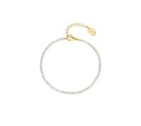 PAUL VALENTINE® Sparkling Bracelet en argent, or ou or rose Bracelet dame - Bracelet serti de précieux cristaux Swarovski - Réglable en longueur - En acier inoxydable de haute qualité