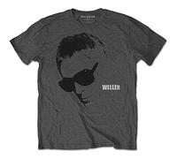 Paul Weller - T-Shirt # S Unisex Grey # Glasses Picture [Import]