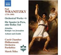 Paul Wranitzky: Orchestral Works, Vol. 6 - Die Spanier In Peru, Oder Rollas Tod; Jolantha, Konigin Von Jerusalem; Achmet Und Zenide