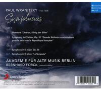 PAUL WRANITZKY: SYMPHONIES - AKADEMIE FÜR ALTE MUSIK...2 CD NEUF