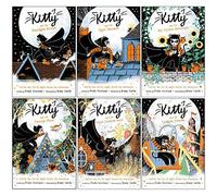 Paula Harrison Kitty Série 6 Ensemble de collection de livres (Moonlight Rescue, Tiger Treasure, Sky Garden Adventure, Treetop Chase, Great Lantern Race, Twilight Trouble)