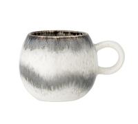 Bloomingville Tasse Becher PAULA Gris Blanc Céramique 275 ml