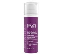 Paula's Choice CLINICAL 0,3% Retinol & 2% Bakuchiol Traitement - Visage Sérum - Anti Âge - Réduire Rides & les Taches Brunes - avec Peptides & Vitamine C - Tous Types de Peaux - 30 ml