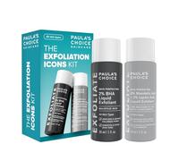Paula's Choice Duo Découverte Exfoliants AHA + BHA, Format Voyage | Exfoliant Visage Liquide avec Acide Salicylique & Acide Mandélique - Réduire les Points Noirs & Imperfections - Peau Lisse