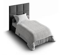 PAULATO - Couvre-lit imperméable antidérapant 200x120 cm, Lavable en Machine - absorbe et retient Les liquides - Dessus de lit pour Chiens et Enfants - Fabriqué en Italie - colueur Perle